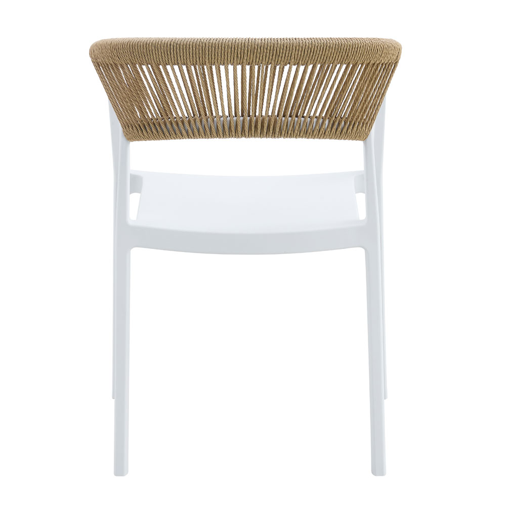 CONCORD ΚΑΡΕΚΛΑ ΛΕΥΚΟ LATTE 55.5x53.5x76 - Image 4