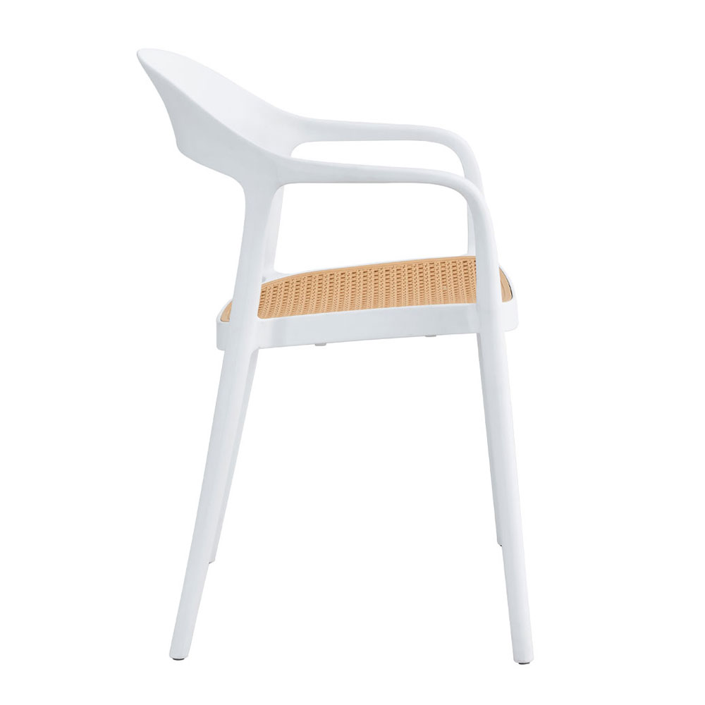 BISTROT ΚΑΡΕΚΛΑ ΛΕΥΚΟ ΦΥΣΙΚΟ 57x53x81.5 - Image 4