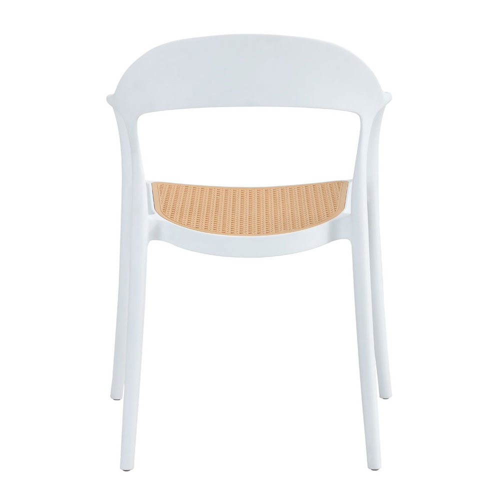 BISTROT ΚΑΡΕΚΛΑ ΛΕΥΚΟ ΦΥΣΙΚΟ 57x53x81.5 - Image 5