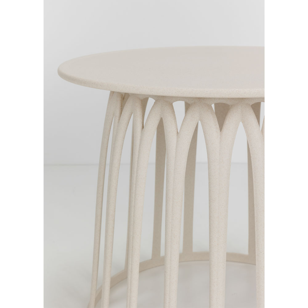 BASKET SIDE TABLE TERRAZZO 49.5x49.5x44cm - Image 2