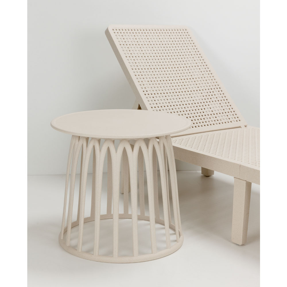 BASKET SIDE TABLE TERRAZZO 49.5x49.5x44cm - Image 5
