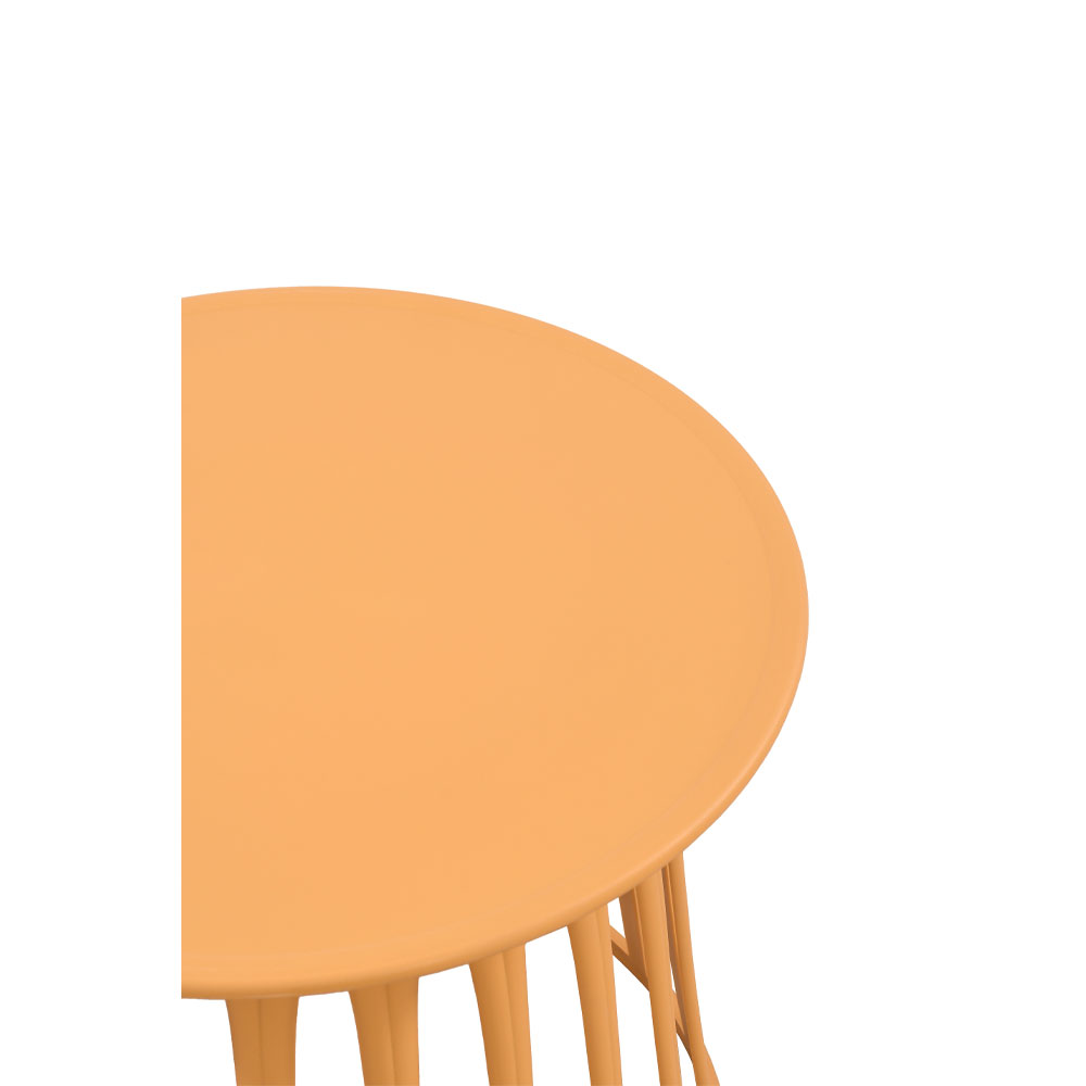 BASKET SIDE TABLE ΜΟΥΣΤΑΡΔΙ 49.5x49.5x44cm - Image 3