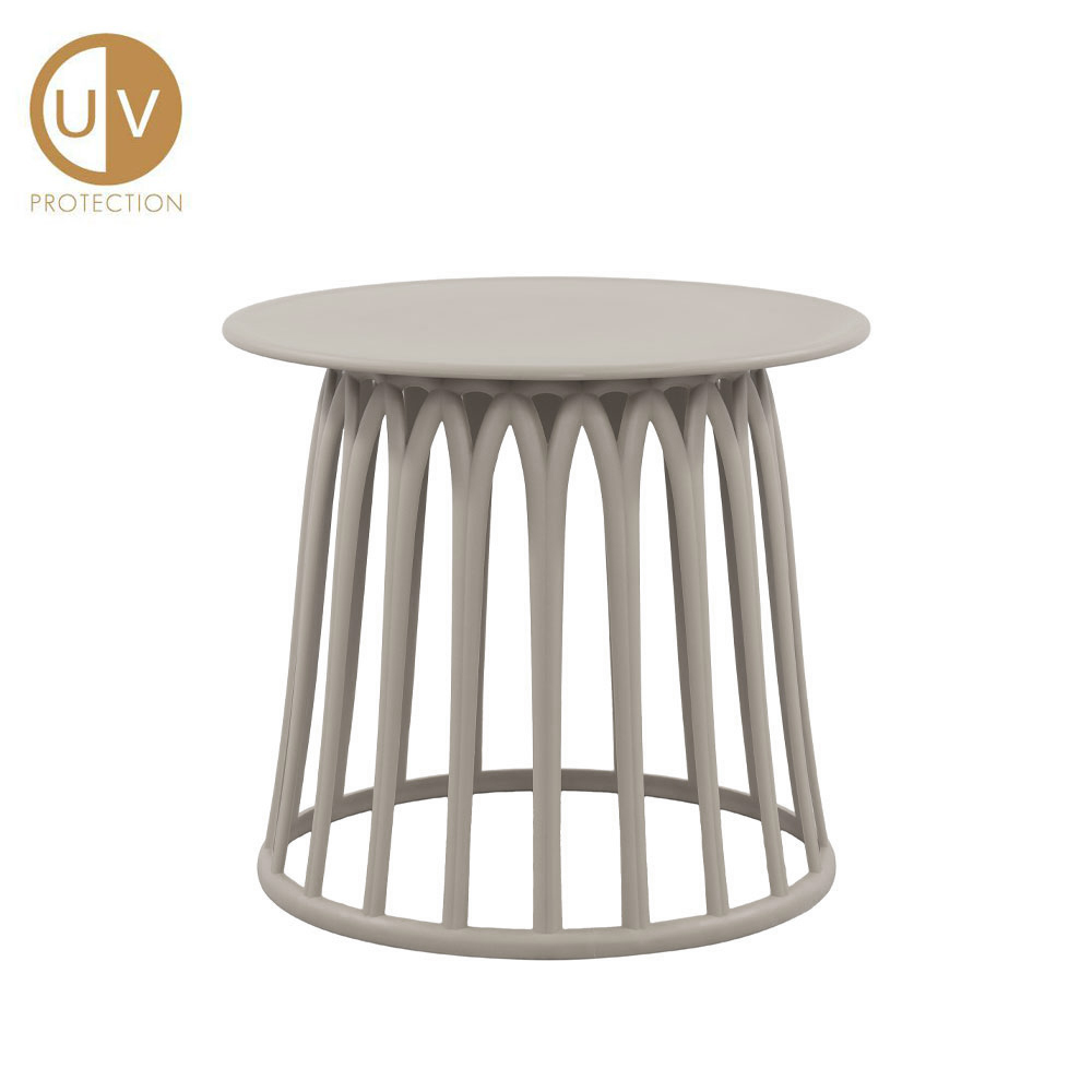 BASKET SIDE TABLE ΓΚΡΙ ΑΝΟΙΧΤΟ 49.5x49.5x44cm