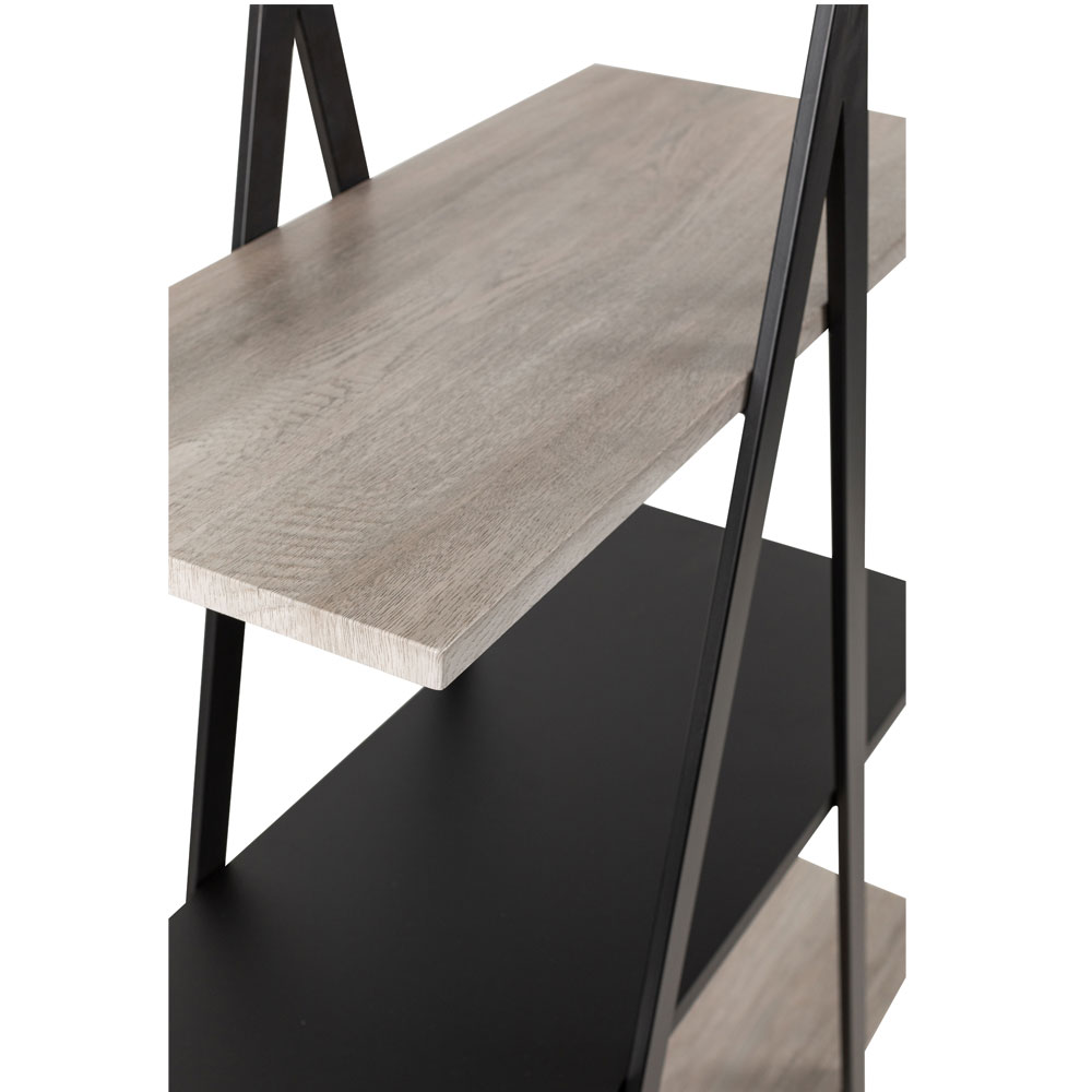 APATCHI ΒΙΒΛΙΟΘΗΚΗ ΜΑΥΡΟ SONOMA DECAPE 95x30x145 - Image 2