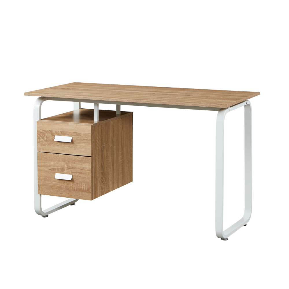 VOLER ΓΡΑΦΕΙΟ 2ΣΥΡΤΑΡΙΑ ΦΥΣΙΚΟ ΛΕΥΚΟ 120x60x75 - Image 3