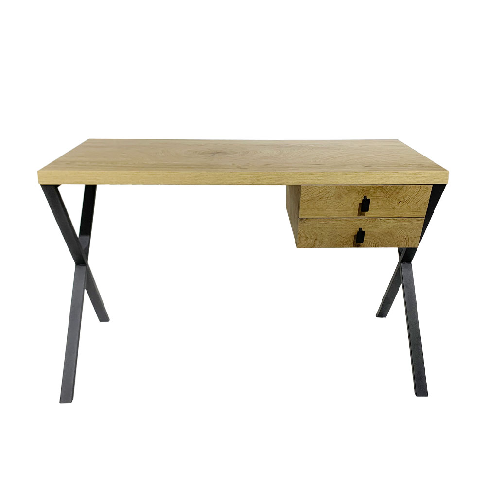 BOW ΓΡΑΦΕΙΟ 2ΣΥΡΤΑΡΙΑ ΦΥΣΙΚΟ 120x60x76 - Image 2