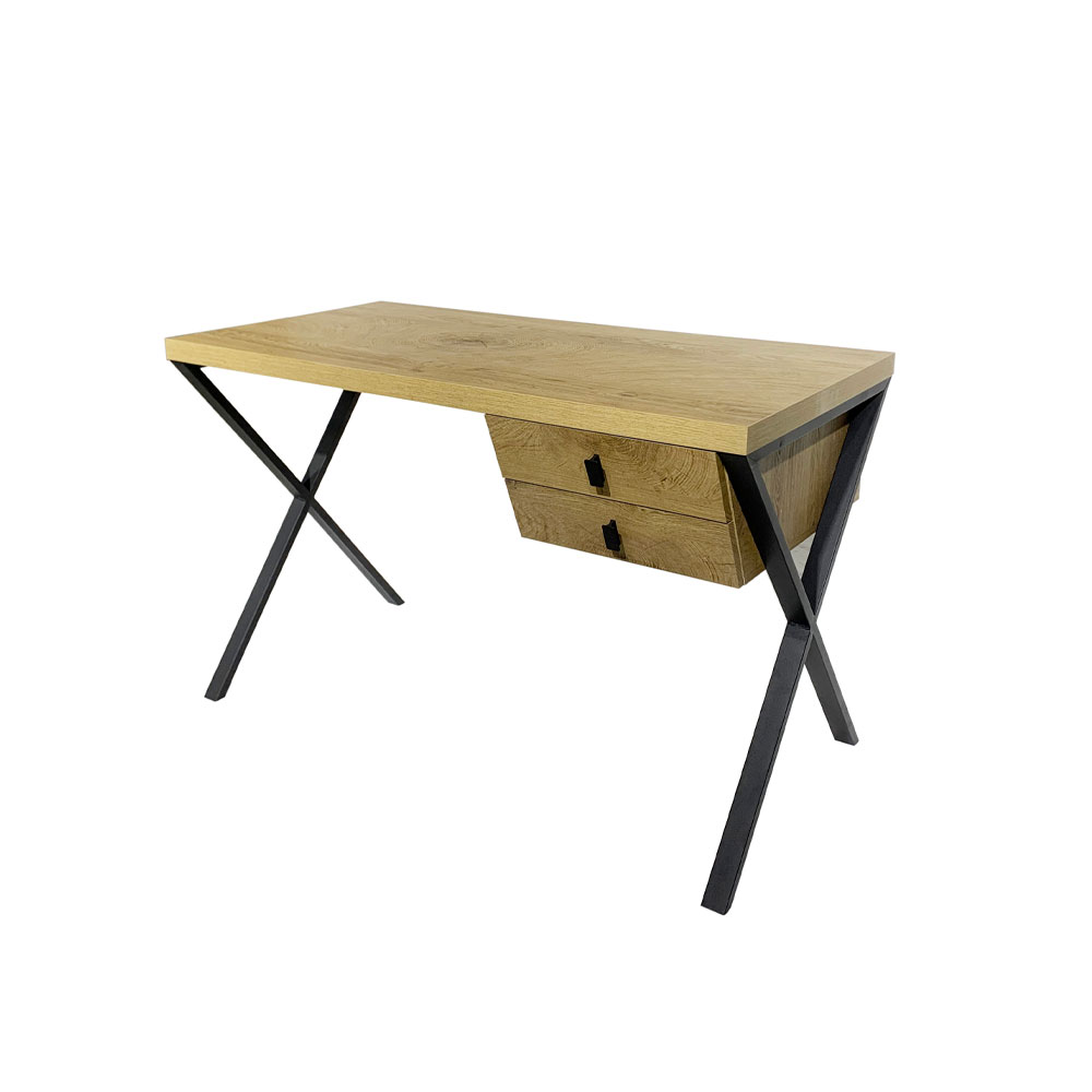 BOW ΓΡΑΦΕΙΟ 2ΣΥΡΤΑΡΙΑ ΦΥΣΙΚΟ 120x60x76 - Image 3