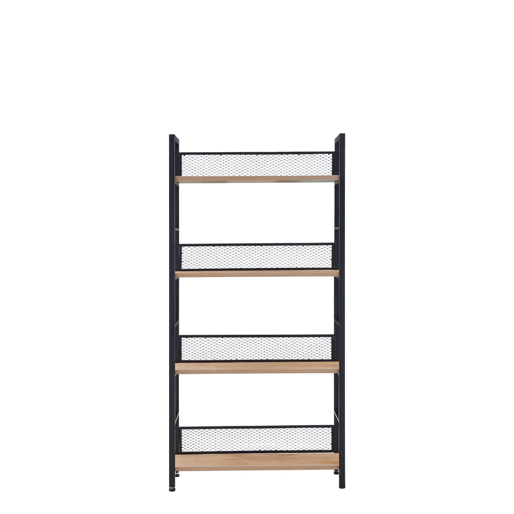 NEST ΒΙΒΛΙΟΘΗΚΗ ΦΥΣΙΚΟ ΜΑΥΡΟ 60x28x121 - Image 3