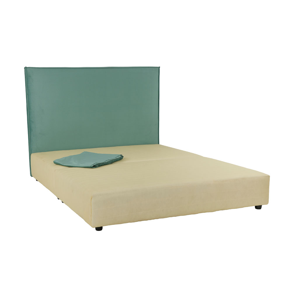 LOCA ΚΡΕΒΑΤΙ ΧΩΡΙΣ ΑΠΟΘΗΚ. ΧΩΡΟ (ΓΙΑ ΣΤΡΩΜΑ 160x200cm) ΜΕΝΤΑ TEXAS18 161x207x122 - Image 2