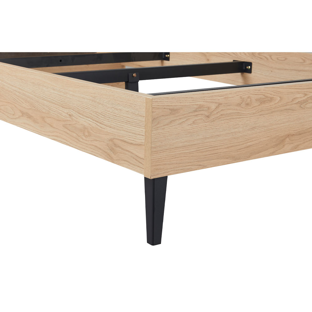 NEON ΚΡΕΒΑΤΙ (ΓΙΑ ΣΤΡΩΜΑ 120x200cm) ΓΚΡΙ ΦΥΣΙΚΟ 127x210x101 - Image 5