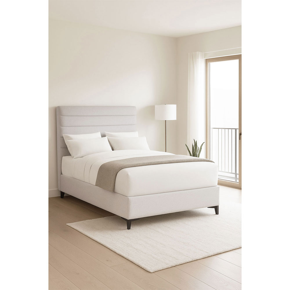 STRATTA ΚΡΕΒΑΤΙ ΜΕ ΑΠΟΘΗΚ. ΧΩΡΟ (ΓΙΑ ΣΤΡΩΜΑ 120x200cm) OFF WHITE 06-900 208x127x121 - Image 2