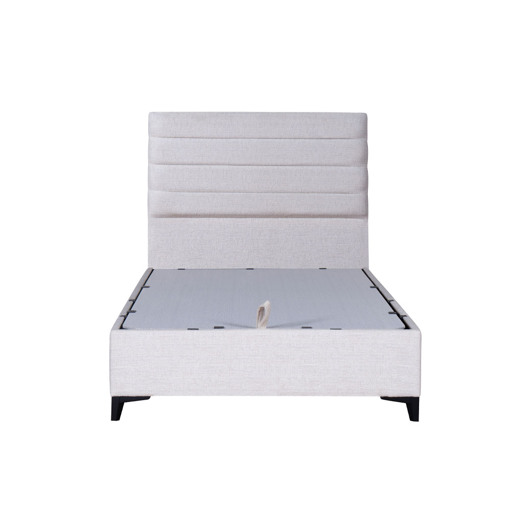 STRATTA ΚΡΕΒΑΤΙ ΜΕ ΑΠΟΘΗΚ. ΧΩΡΟ (ΓΙΑ ΣΤΡΩΜΑ 120x200cm) OFF WHITE 06-900 208x127x121 - Image 3