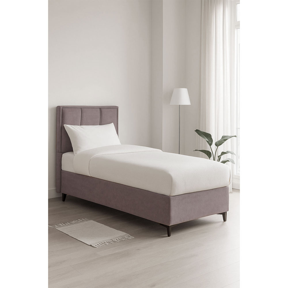 PIANO ΚΡΕΒΑΤΙ ΜΕ ΑΠΟΘΗΚ. ΧΩΡΟ (ΓΙΑ ΣΤΡΩΜΑ 90x200cm) MUSHROOM 05-780 207x97x115 - Image 2