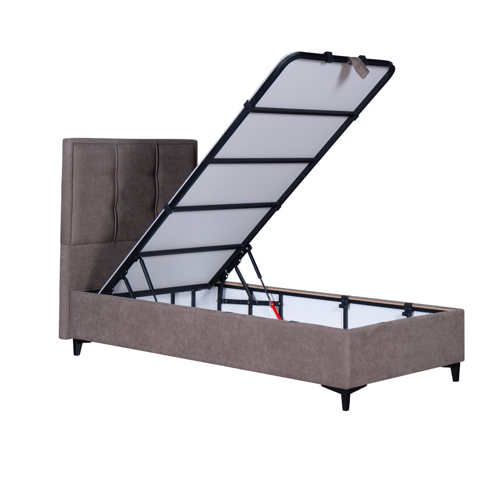 PIANO ΚΡΕΒΑΤΙ ΜΕ ΑΠΟΘΗΚ. ΧΩΡΟ (ΓΙΑ ΣΤΡΩΜΑ 90x200cm) MUSHROOM 05-780 207x97x115 - Image 4