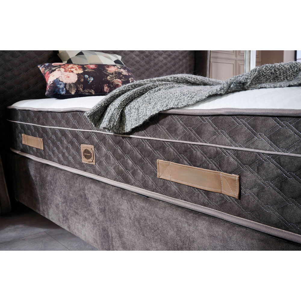 IASIS ΣΤΡΩΜΑ 160x200cm ΛΕΥΚΟ ΑΝΘΡΑΚΙ 200x160x30 - Image 4