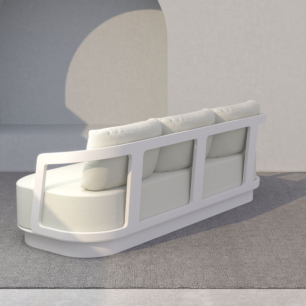 TORRE ΣΑΛΟΝΙ SET 1+2+2 OFF WHITE 198x81x66cm - Image 4