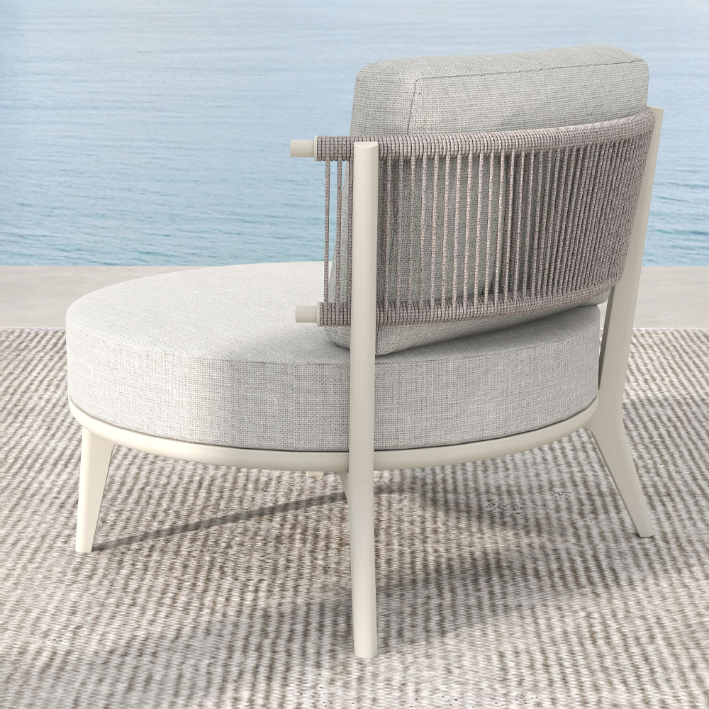 LA LUNA ΠΟΛΥΘΡΟΝΑ OFF WHITE 80x87x68cm - Image 2