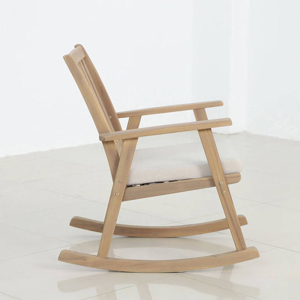 GARDEN ΠΟΛΥΘΡΟΝΑ ΜΕ ΜΠΡΑΤΣΟ ΜΑΞΙΛΑΡΙ ΦΥΣΙΚΟ 76x64x84cm - Image 4