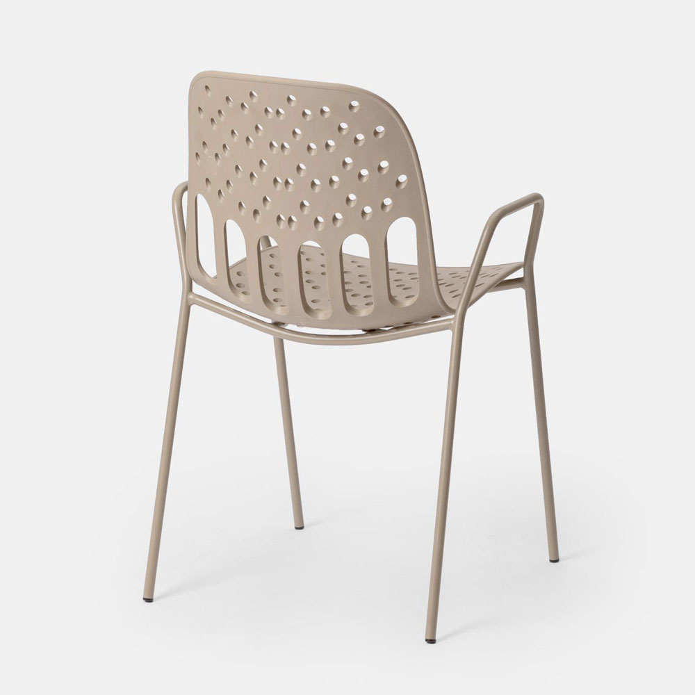 LIDO ΚΑΡΕΚΛΑ BEIGE 57x55.5x80cm - Image 4