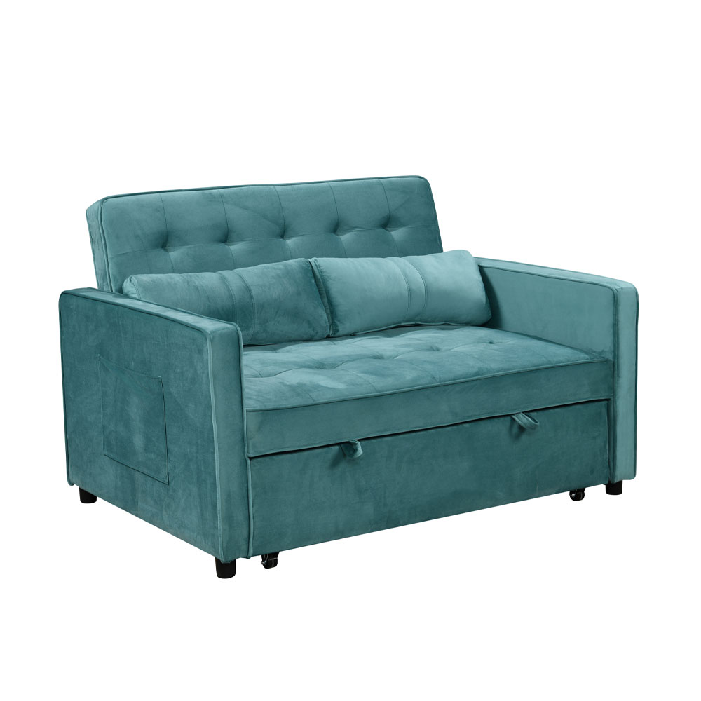 SOLUTION ΚΑΝΑΠΕΣ ΚΡΕΒΑΤΙ 2ΘΕΣΙΟΣ PETROL 133x94x87