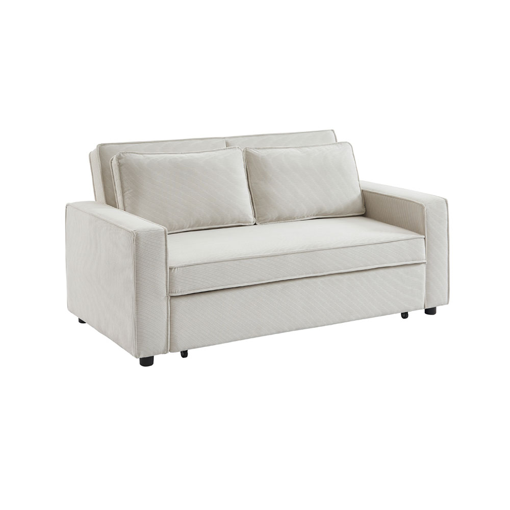 CUBO ΚΑΝΑΠΕΣ ΚΡΕΒΑΤΙ 3ΘΕΣΙΟΣ OFF WHITE 172x90x89