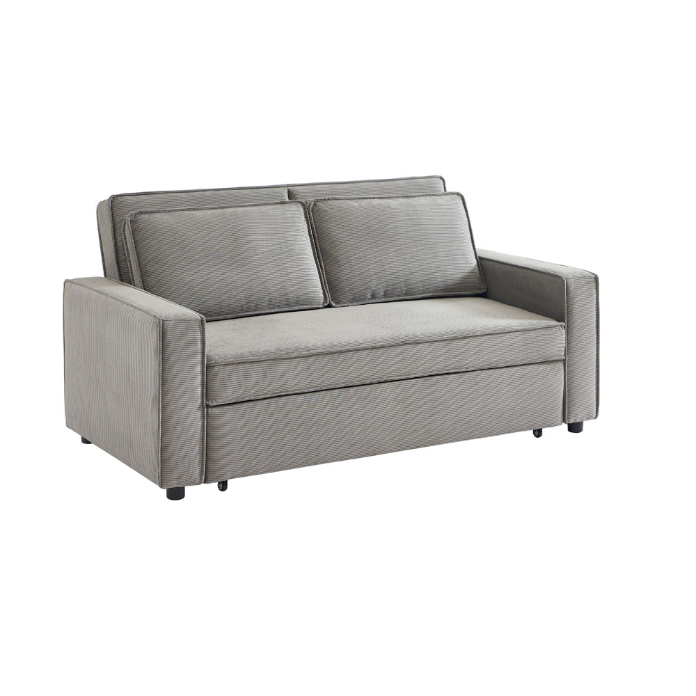 CUBO ΚΑΝΑΠΕΣ ΚΡΕΒΑΤΙ 3ΘΕΣΙΟΣ ΓΚΡΙ 172x90x89