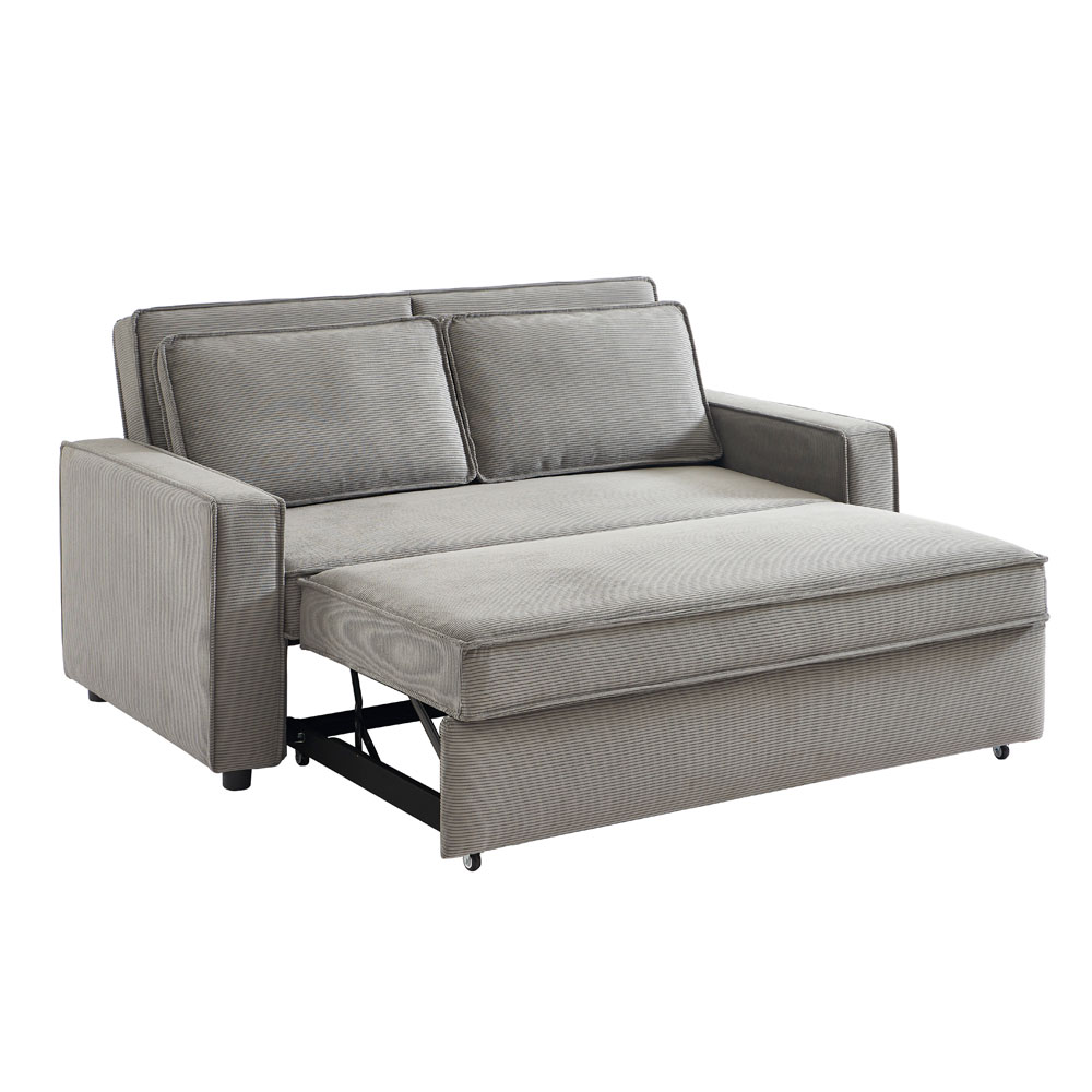 CUBO ΚΑΝΑΠΕΣ ΚΡΕΒΑΤΙ 3ΘΕΣΙΟΣ ΓΚΡΙ 172x90x89 - Image 3