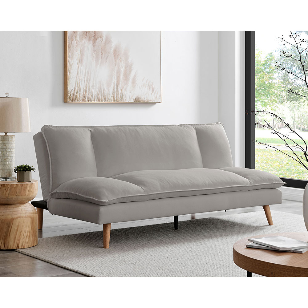 COZY ΚΑΝΑΠΕΣ ΚΡΕΒΑΤΙ 3ΘΕΣΙΟΣ ΓΚΡΙ 191x103x84 - Image 3