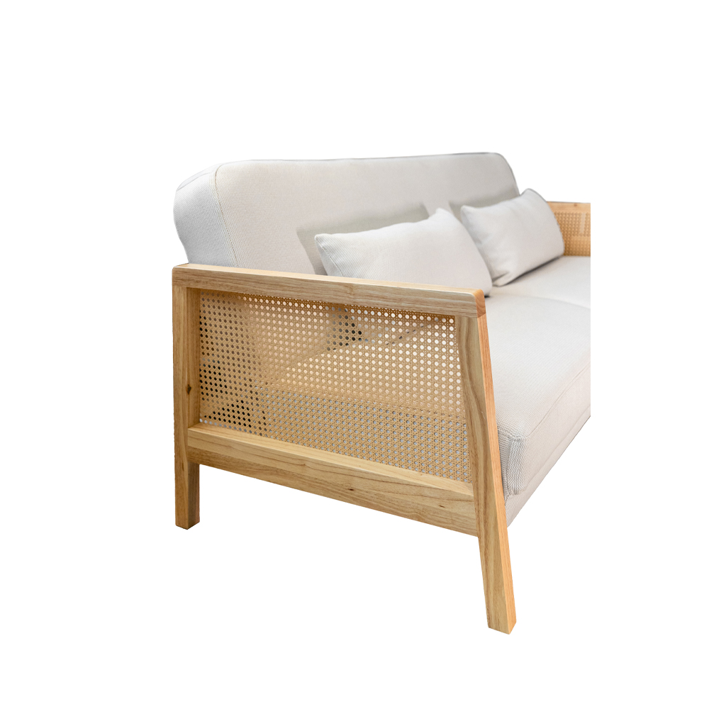 AMMOS ΚΑΝΑΠΕΣ ΚΡΕΒΑΤΙ 3ΘΕΣΙΟΣ OFF WHITE 196x82x81cm - Image 3