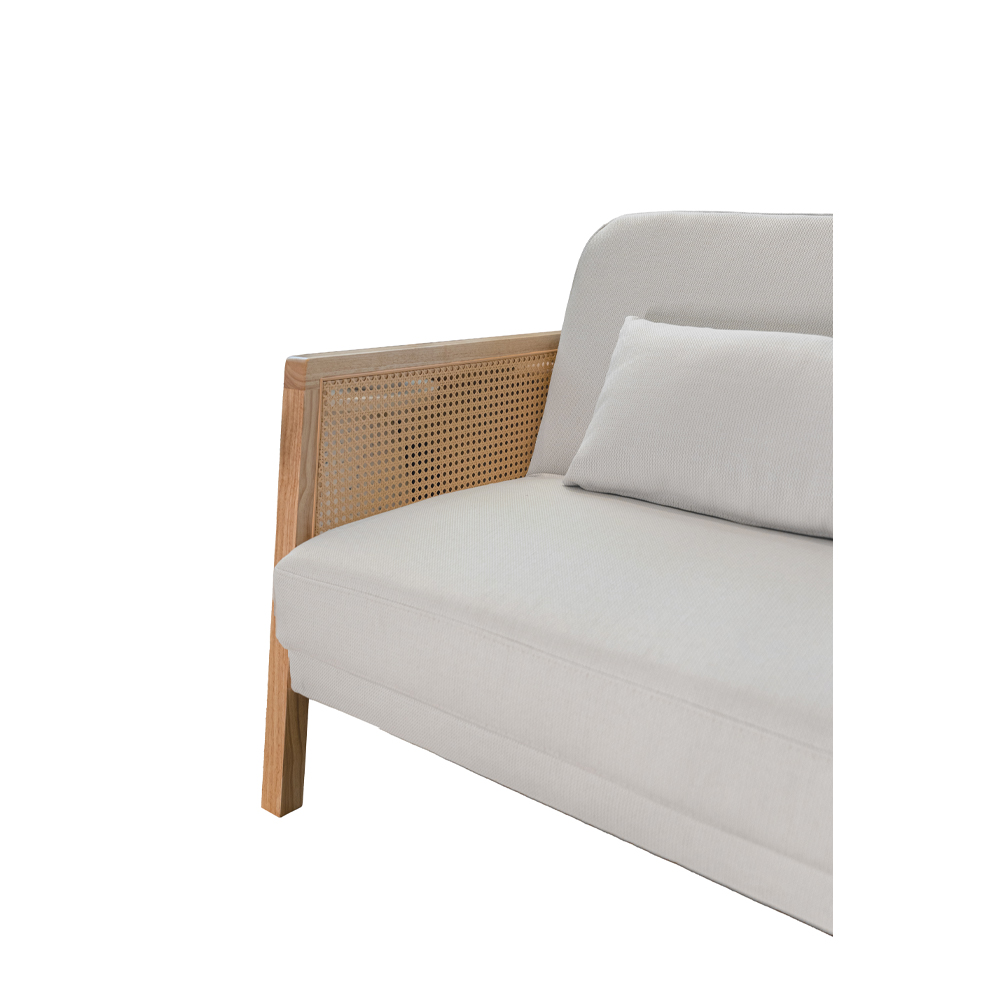 AMMOS ΚΑΝΑΠΕΣ ΚΡΕΒΑΤΙ 3ΘΕΣΙΟΣ OFF WHITE 196x82x81cm - Image 5