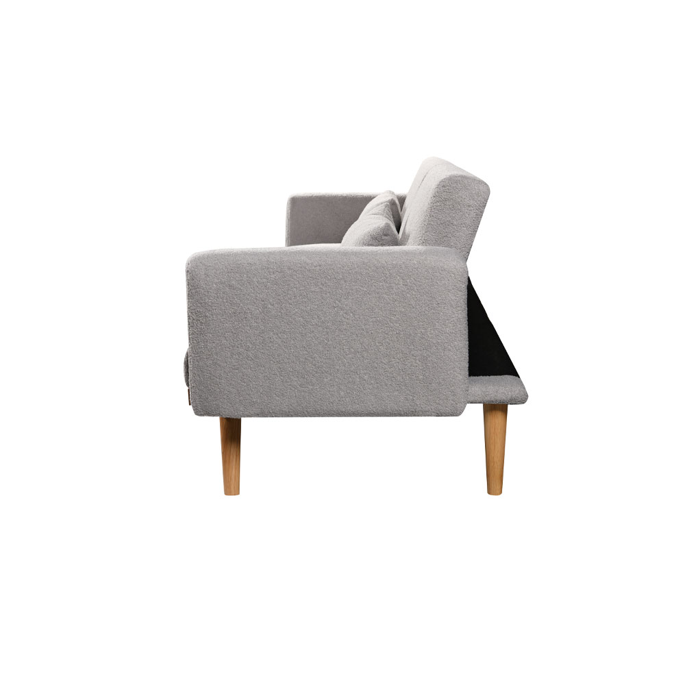 PANTA ΚΑΝΑΠΕΣ ΚΡΕΒΑΤΙ 3ΘΕΣΙΟΣ ΓΚΡΙ ΑΝΟΙΧΤΟ 210x77x77cm - Image 4