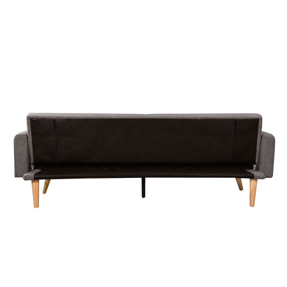 PANTA ΚΑΝΑΠΕΣ ΚΡΕΒΑΤΙ 3ΘΕΣΙΟΣ ΓΚΡΙ ΣΚΟΥΡΟ 210x77x77cm - Image 5