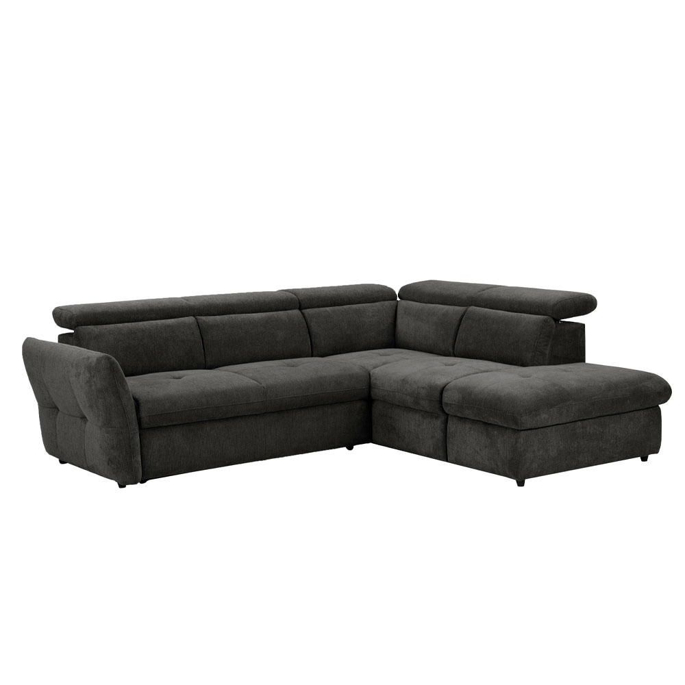 MONSERAT ΚΑΝΑΠΕΣ ΚΡΕΒΑΤΙ ΓΩΝΙΑ ΔΕΞΙΑ ΑΝΘΡΑΚΙ 254x224x90 - Image 3