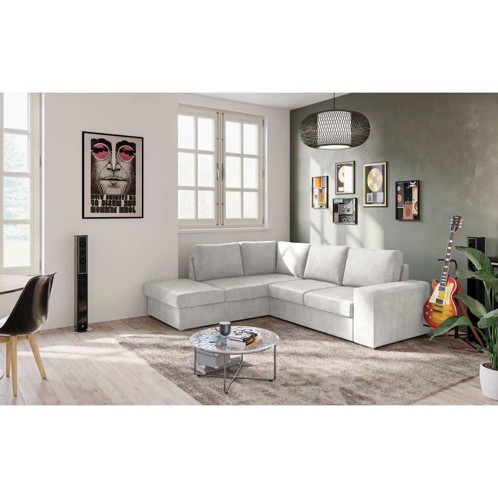 EDDI ΚΑΝΑΠΕΣ ΚΡΕΒΑΤΙ ΓΩΝΙΑ ΑΡΙΣΤΕΡΗ CREAM 248x213x90 - Image 3