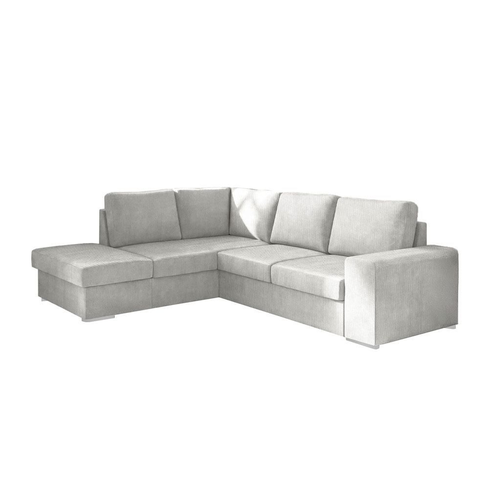 EDDI ΚΑΝΑΠΕΣ ΚΡΕΒΑΤΙ ΓΩΝΙΑ ΑΡΙΣΤΕΡΗ CREAM 248x213x90 - Image 4