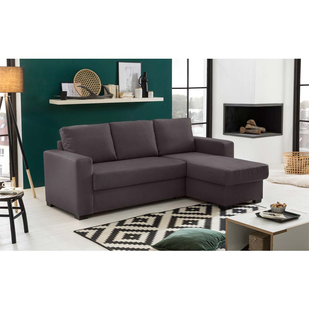 ALDO CRISTIANO ΚΑΝΑΠΕΣ ΚΡΕΒΑΤΙ ΓΩΝΙΑ ΑΝΑΣΤΡΕΨΙΜΗ ΓΚΡΙ 220x150x88 - Image 3