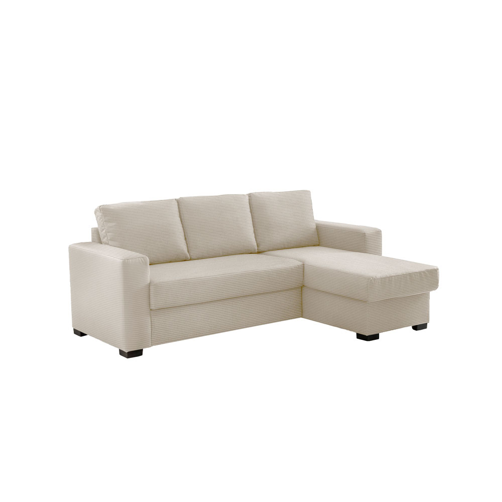 ALDO CRISTIANO ΚΑΝΑΠΕΣ ΚΡΕΒΑΤΙ ΓΩΝΙΑ ΑΝΑΣΤΡΕΨΙΜΗ OFF WHITE 220x150x88 - Image 4