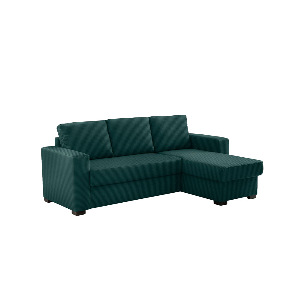 ALDO CRISTIANO ΚΑΝΑΠΕΣ ΚΡΕΒΑΤΙ ΓΩΝΙΑ ΑΝΑΣΤΡΕΨΙΜΗ ΠΡΑΣΙΝΟ 220x150x88 - Image 4