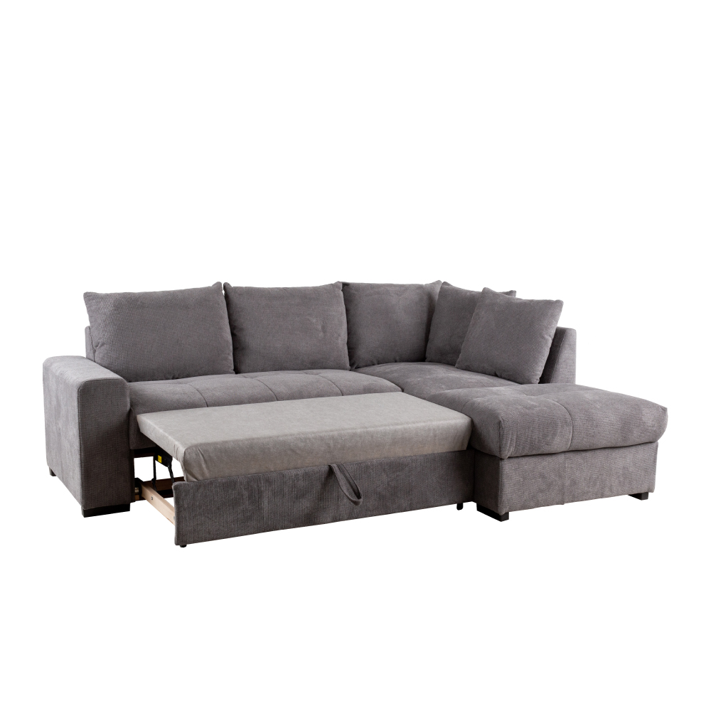 BILL ΚΑΝΑΠΕΣ ΚΡΕΒΑΤΙ ΓΩΝΙΑ ΔΕΞΙΑ STONE 241x173x94 - Image 2