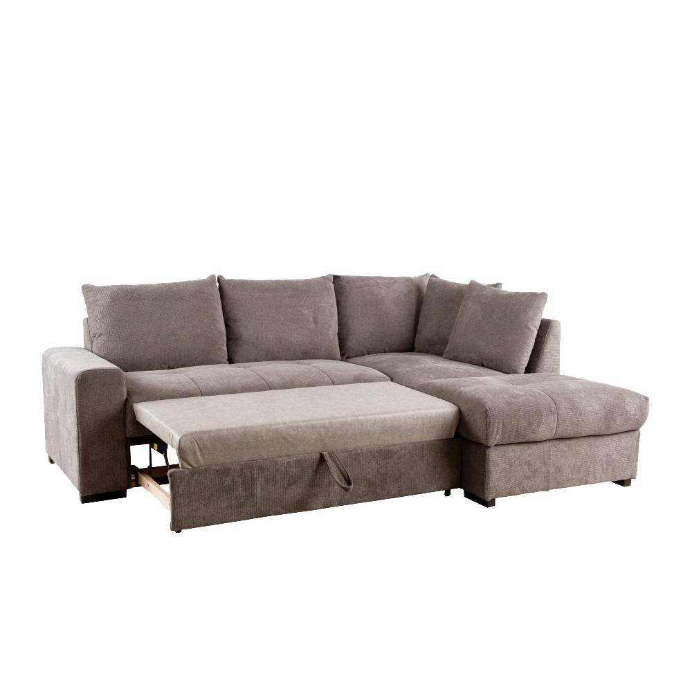 BILL ΚΑΝΑΠΕΣ ΚΡΕΒΑΤΙ ΓΩΝΙΑ ΔΕΞΙΑ TAUPE 241x173x94 - Image 2