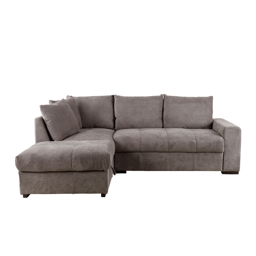 BILL ΚΑΝΑΠΕΣ ΚΡΕΒΑΤΙ ΓΩΝΙΑ ΑΡΙΣΤΕΡΗ TAUPE 241x173x94 - Image 4