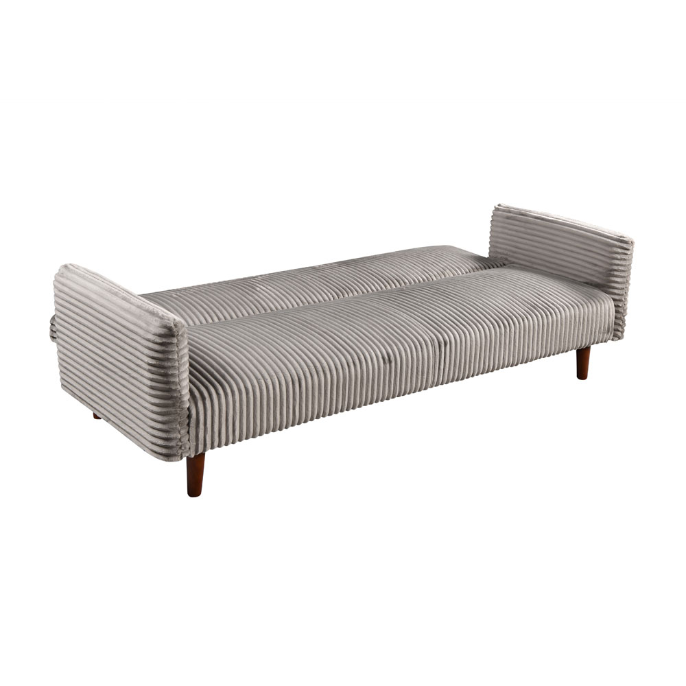 COTTLE ΚΑΝΑΠΕΣ ΚΡΕΒΑΤΙ 3ΘΕΣΙΟΣ ΓΚΡΙ ΑΝΟΙΧΤΟ 213x79x73cm - Image 2