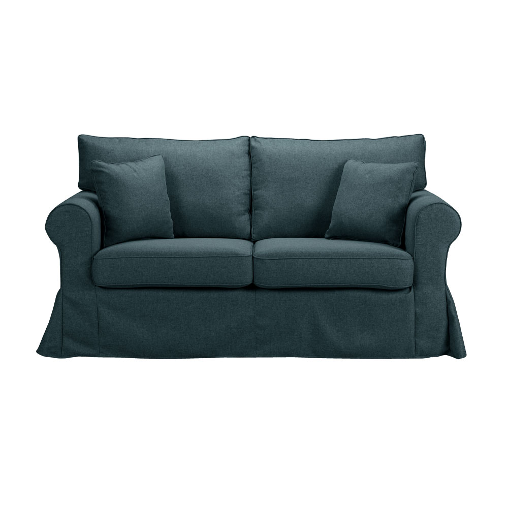 ASHLEY ΚΑΝΑΠΕΣ 2ΘΕΣΙΟΣ ΜΕ ΑΠΟΣΥΡΟΜΕΝΟ ΜΠΛΕ TWIST 13 173x85x95 - Image 2