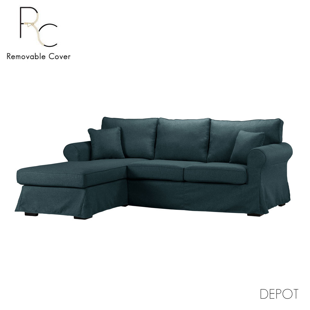 ASHLEY ΚΑΝΑΠΕΣ ΓΩΝΙΑ ΑΡΙΣΤΕΡΗ ΜΕ ΑΠΟΣΥΡΟΜΕΝΟ ΜΠΛΕ TWIST 13 236x171x91