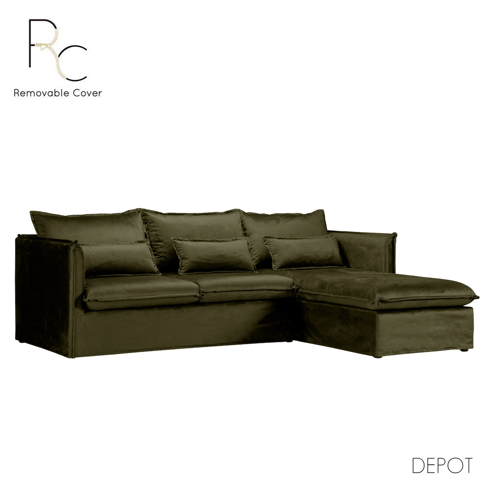 ONE ONLY ΚΑΝΑΠΕΣ ΓΩΝΙΑ ΔΕΞΙΑ ΛΑΔΙ 258x180x90