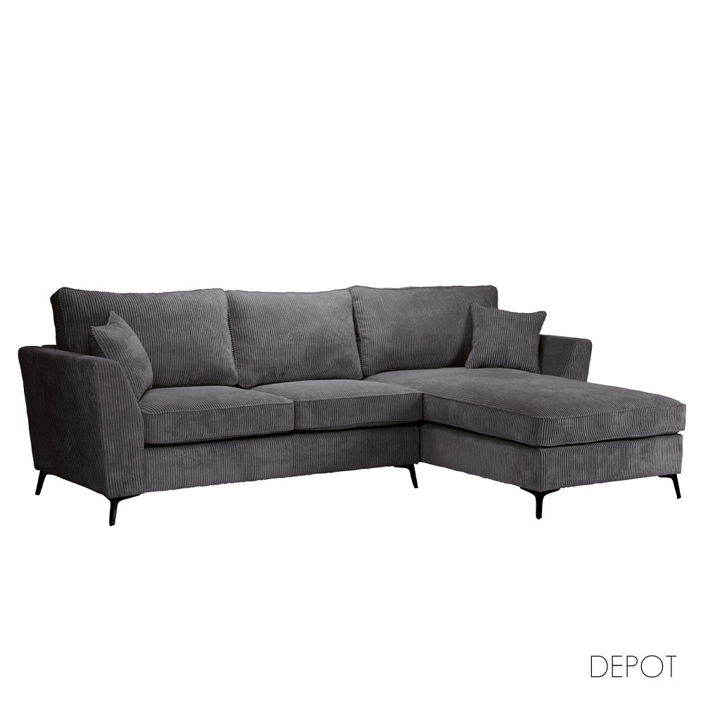 BOEL ΚΑΝΑΠΕΣ ΓΩΝΙΑ ΔΕΞΙΑ ΓΚΡΙ LINCOLN 90 280x170x92