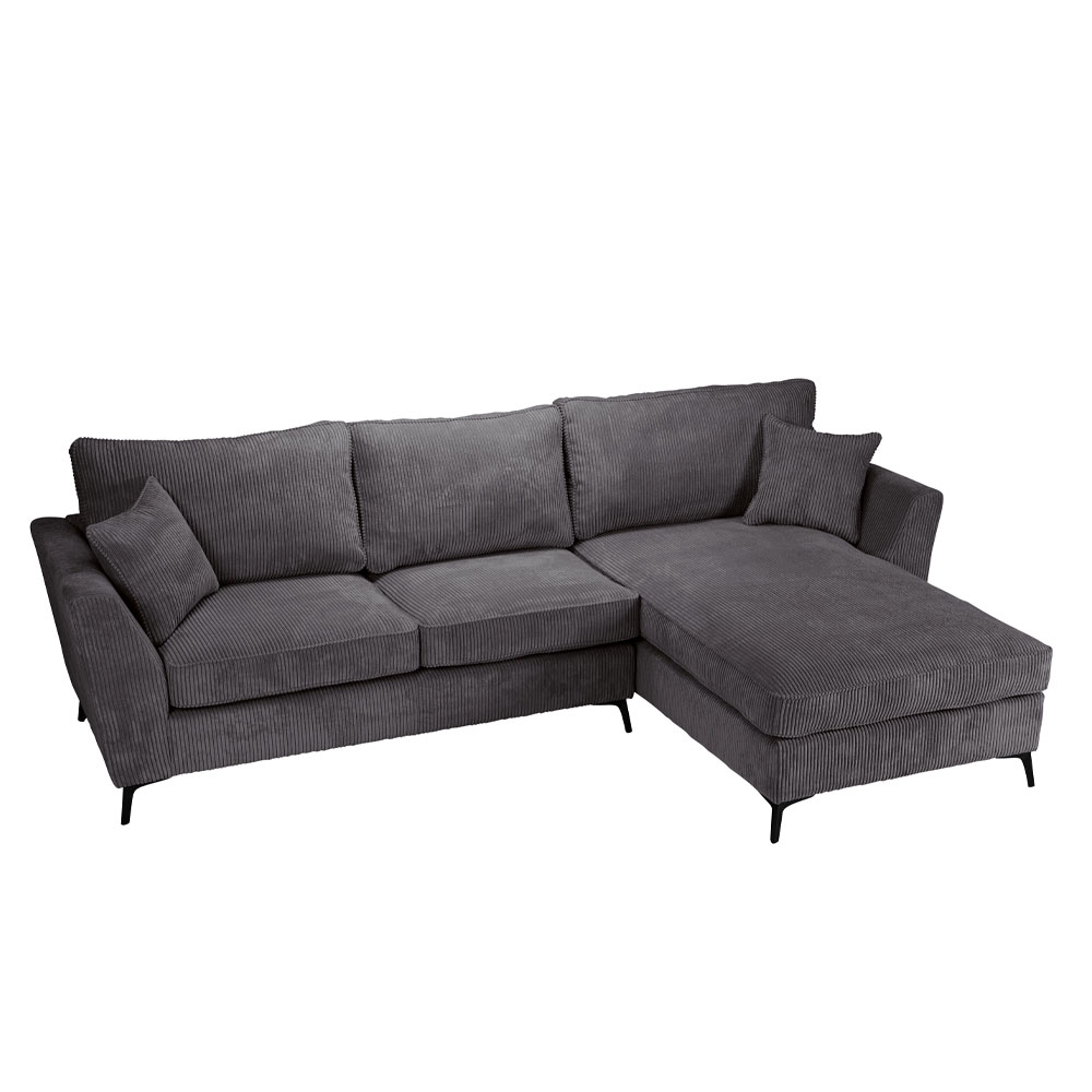 BOEL ΚΑΝΑΠΕΣ ΓΩΝΙΑ ΔΕΞΙΑ ΓΚΡΙ LINCOLN 90 280x170x92 - Image 3