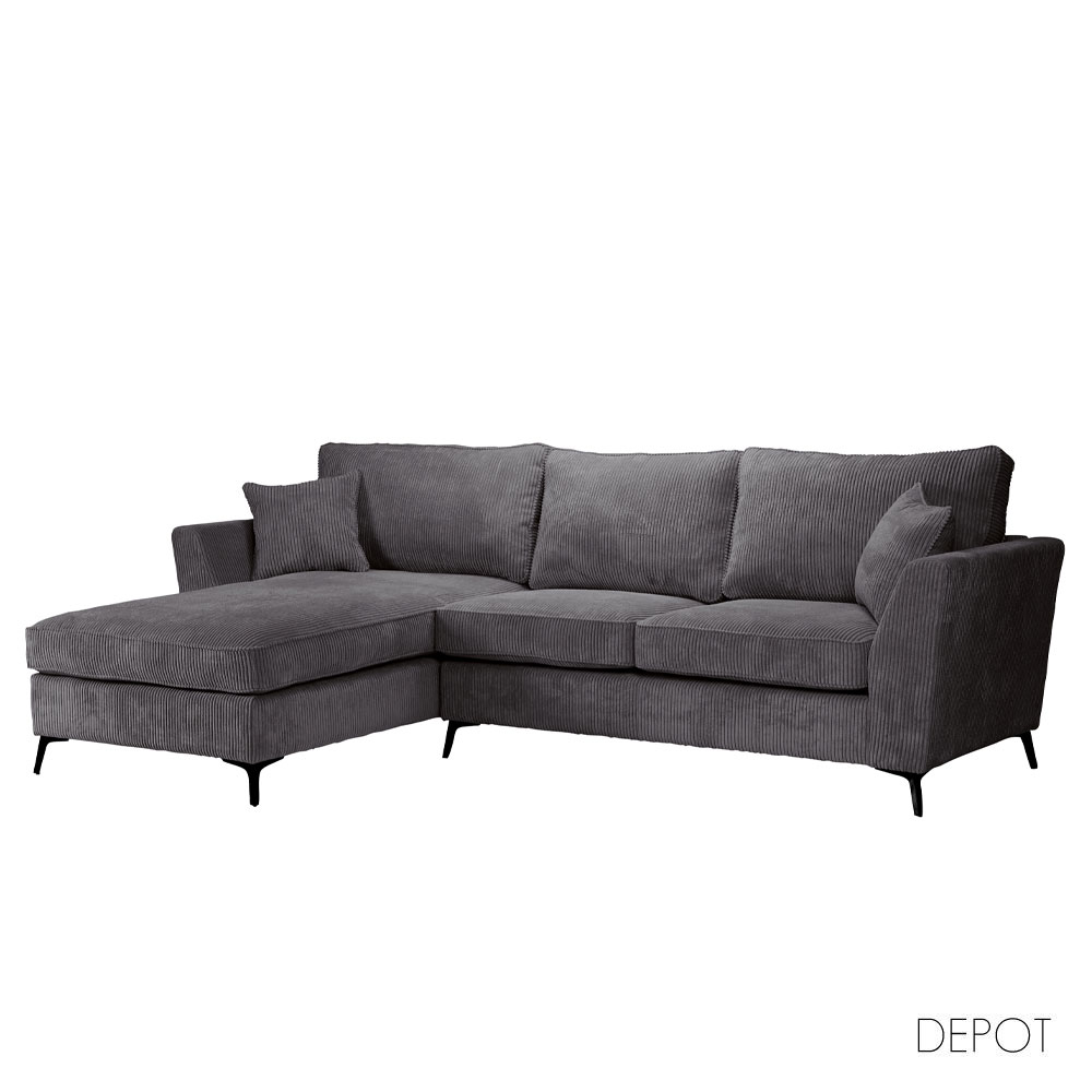 BOEL ΚΑΝΑΠΕΣ ΓΩΝΙΑ ΑΡΙΣΤΕΡΗ ΓΚΡΙ LINCOLN 90 280x170x92