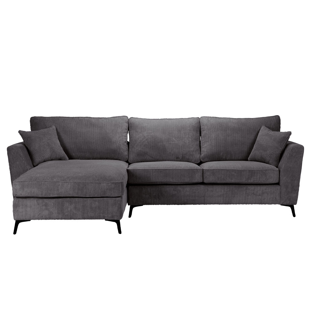 BOEL ΚΑΝΑΠΕΣ ΓΩΝΙΑ ΑΡΙΣΤΕΡΗ ΓΚΡΙ LINCOLN 90 280x170x92 - Image 2