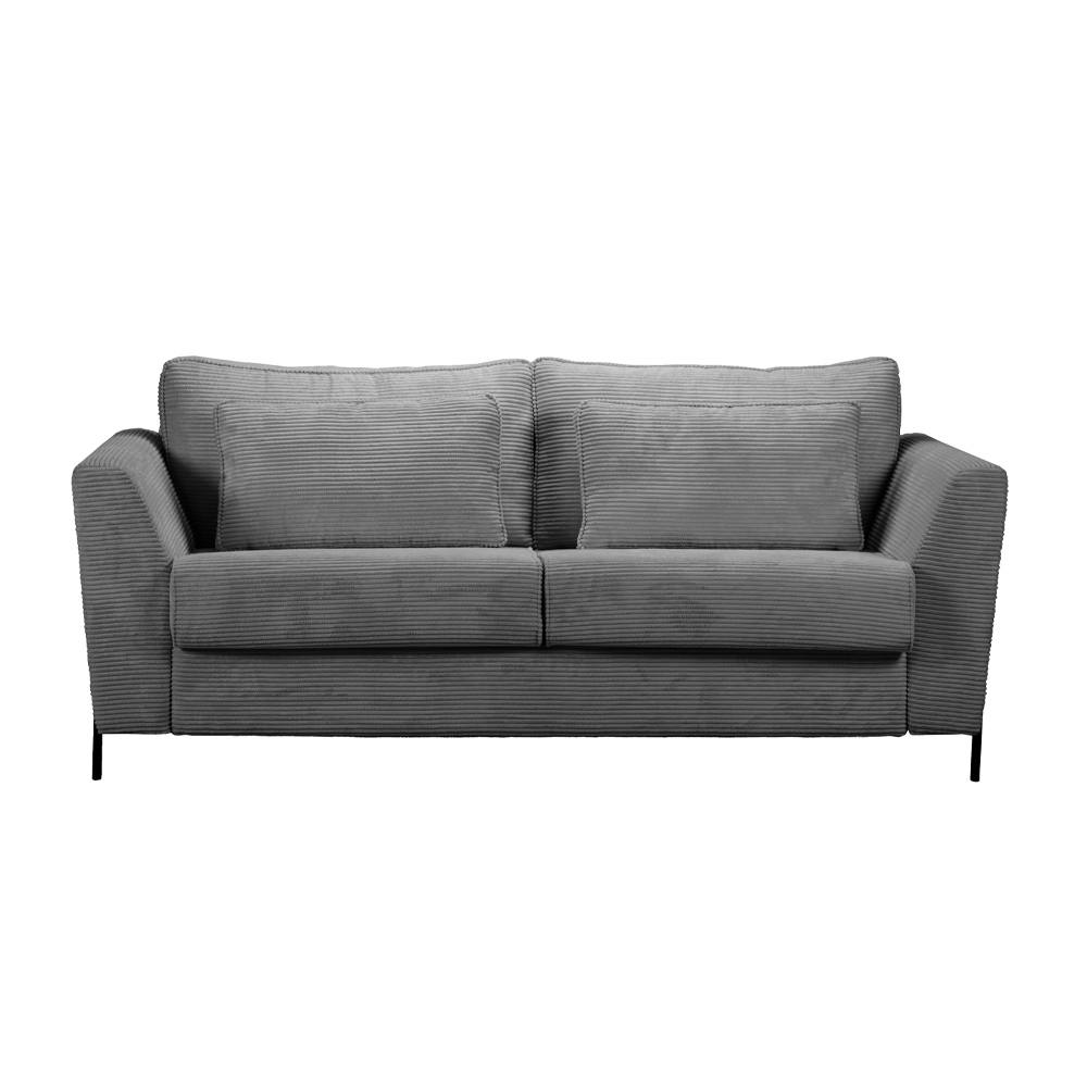 COCOON ΚΑΝΑΠΕΣ ΚΡΕΒΑΤΙ 3ΘΕΣΙΟΣ ΓΚΡΙ LINCOLN 90 208x94x92 - Image 4